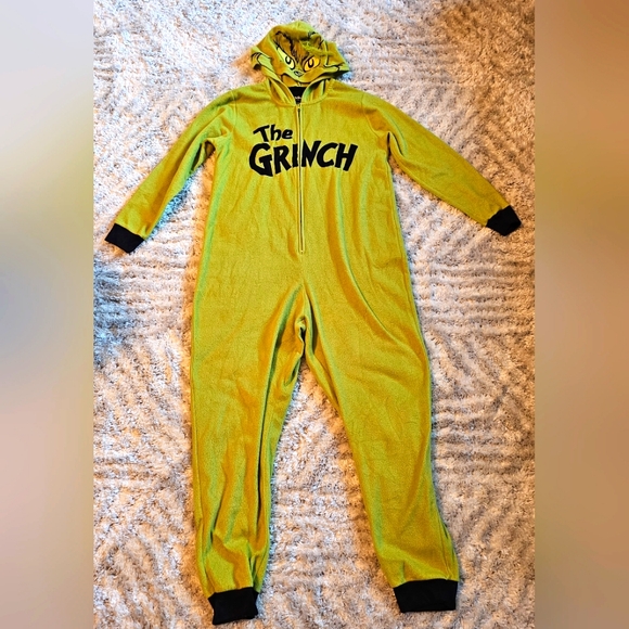 The Grinch Onesie Pajama Size X-Large - Picture 1 of 5